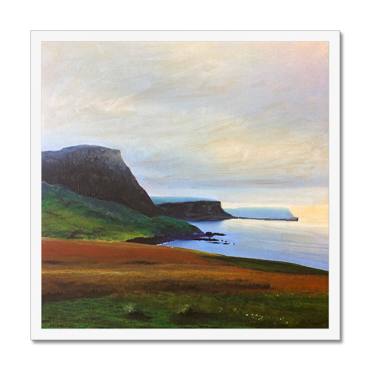 Neist Point Cliffs Framed Print