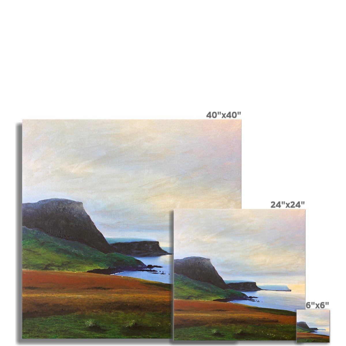 Neist Point Cliffs Skye Painting | Fine Art Prints From Scotland-Unframed Prints-Skye Art Gallery-Paintings, Prints, Homeware, Art Gifts From Scotland By Scottish Artist Kevin Hunter
