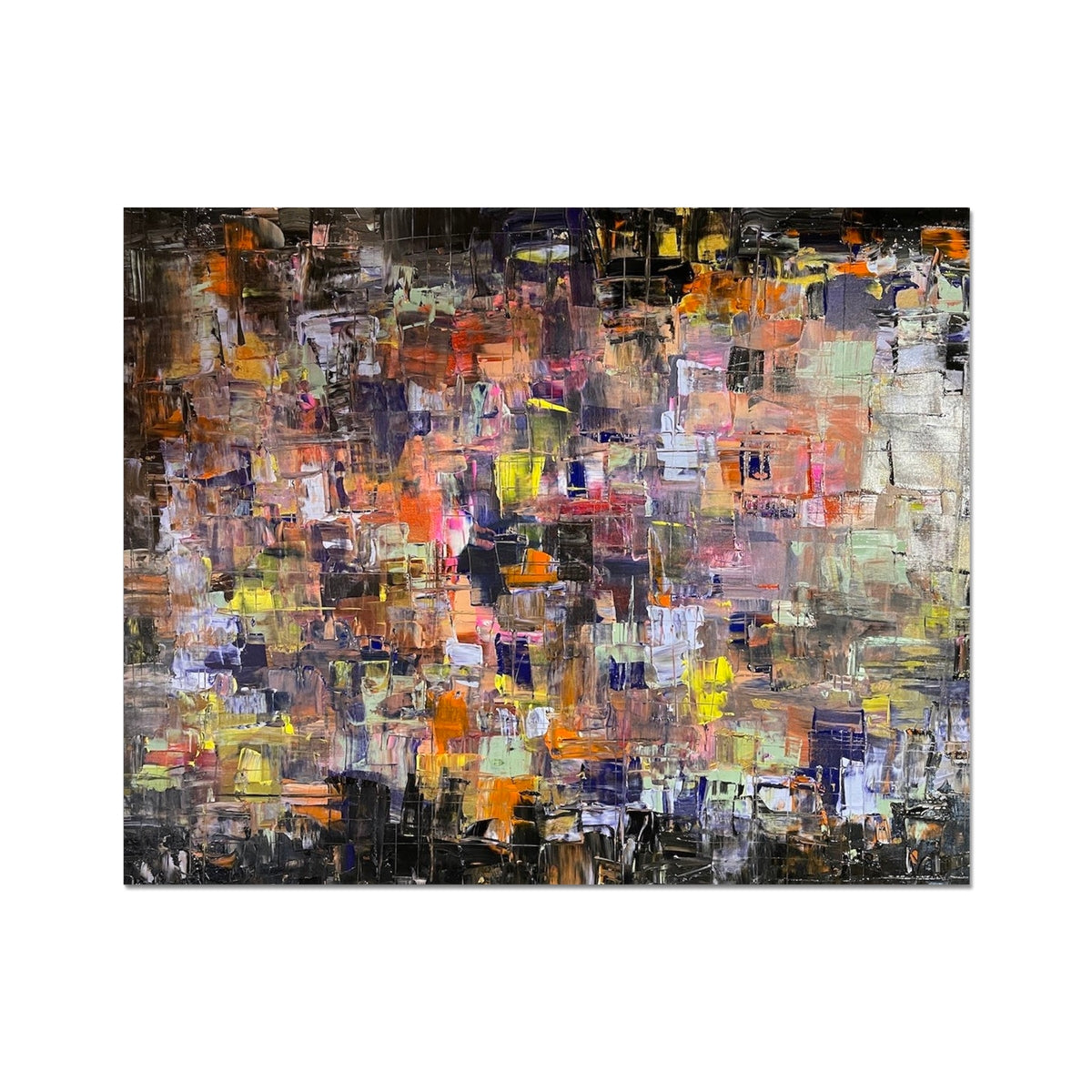 Never Enough Abstract Painting | Artist Proof Collector Prints From Scotland