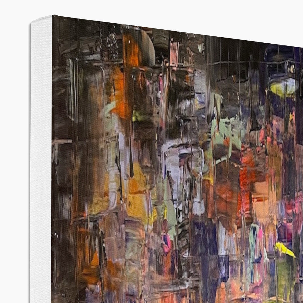 Never Enough Abstract Painting | Canvas Prints From Scotland