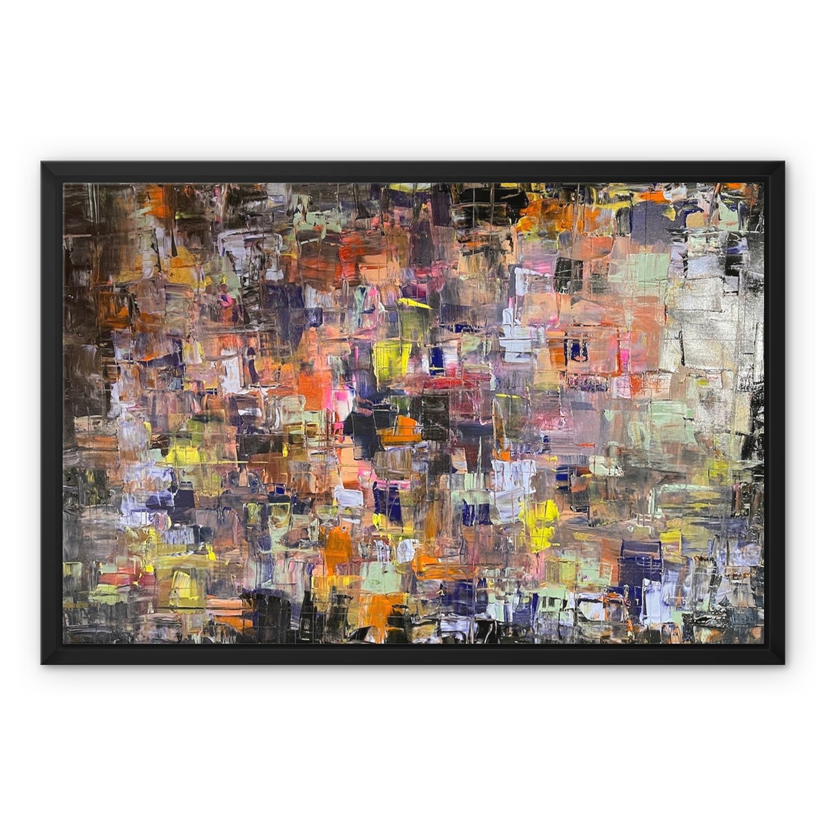 Never Enough Abstract Painting | Framed Canvas Prints From Scotland