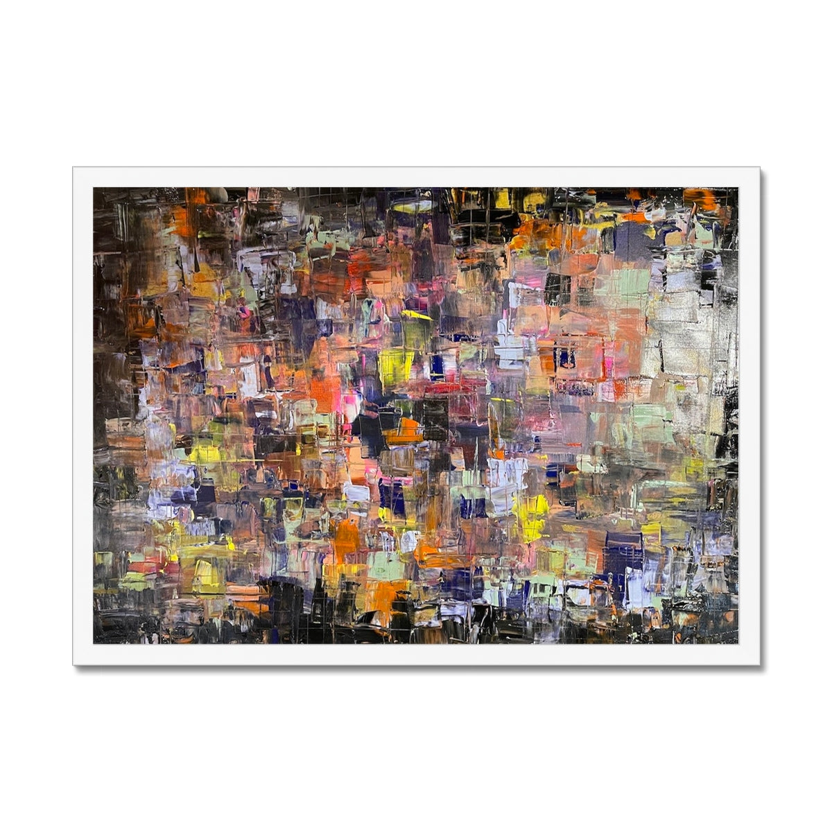 Never Enough Abstract Painting | Framed Prints From Scotland