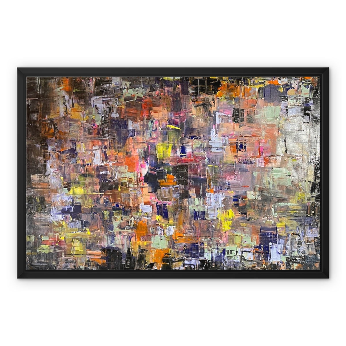 Never Enough Framed Canvas