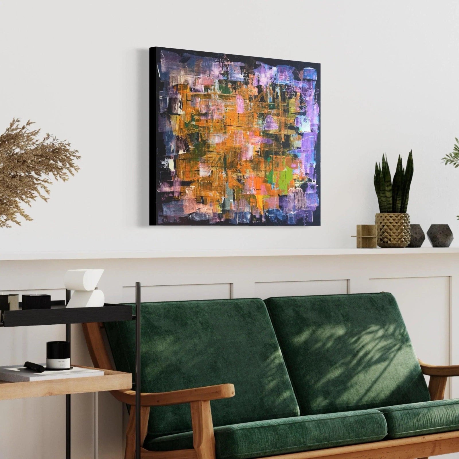 Never Enough Part ii Original Abstract Painting-Original Paintings-Abstract & Impressionistic Art Gallery-Paintings, Prints, Homeware, Art Gifts From Scotland By Scottish Artist Kevin Hunter