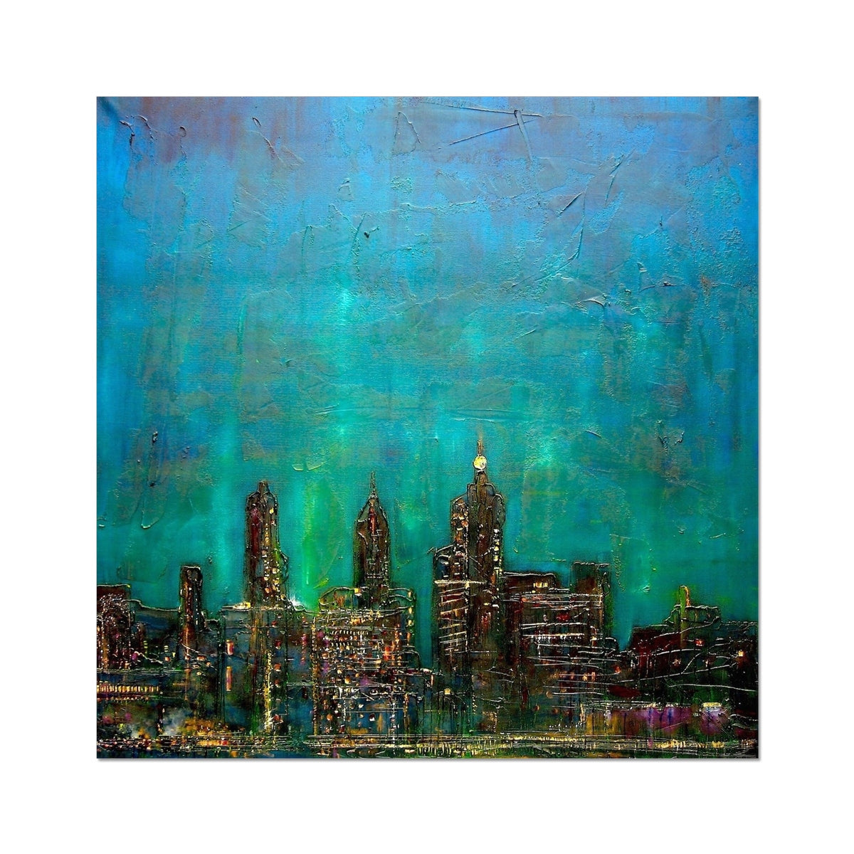 New York Nights Painting | Artist Proof Collector Prints From Scotland