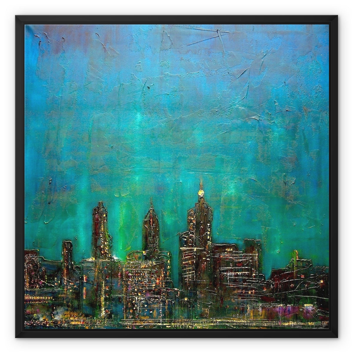 New York Nights Painting | Framed Canvas Prints From Scotland