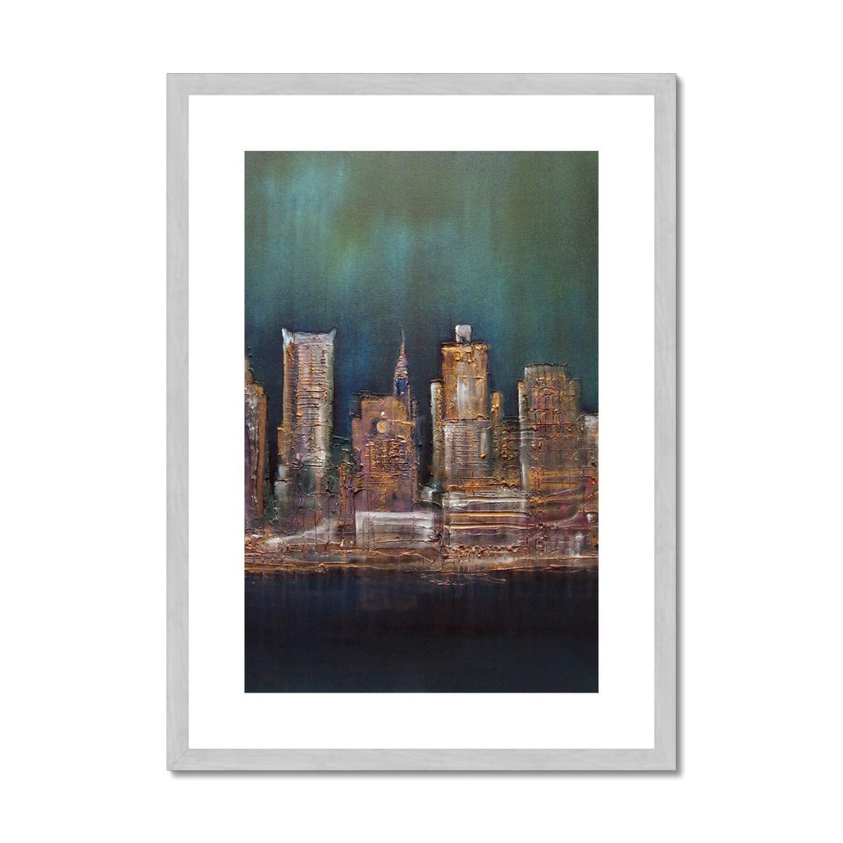 New York West Side Painting | Antique Framed & Mounted Prints From Scotland