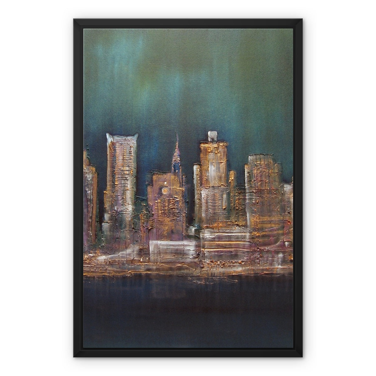 New York West Side Painting | Framed Canvas From Scotland