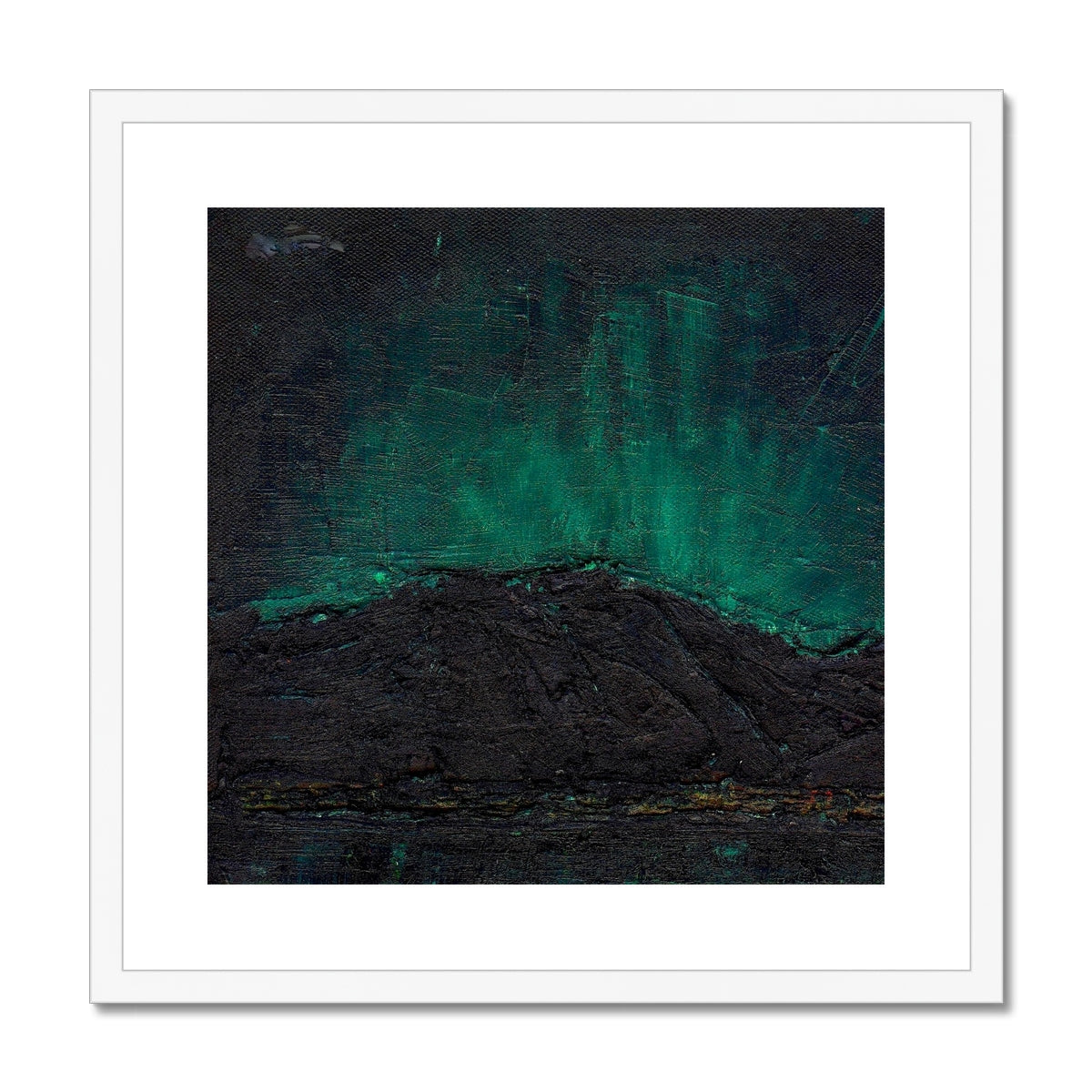 Northern Skye Lights Framed & Mounted Print