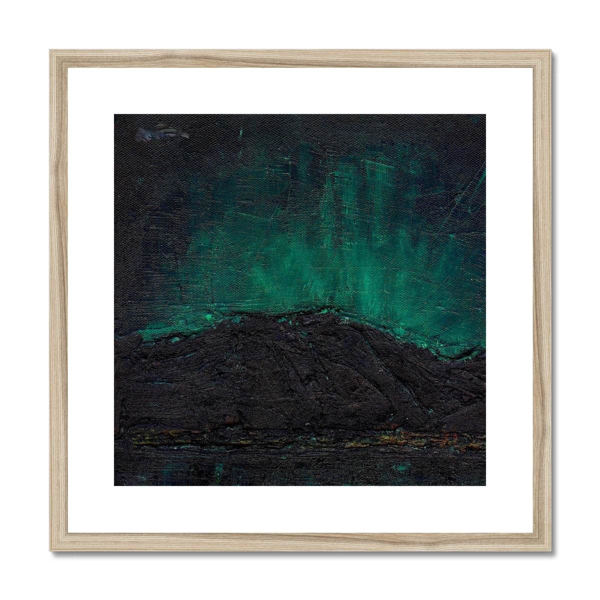 Northern Skye Lights Framed & Mounted Print