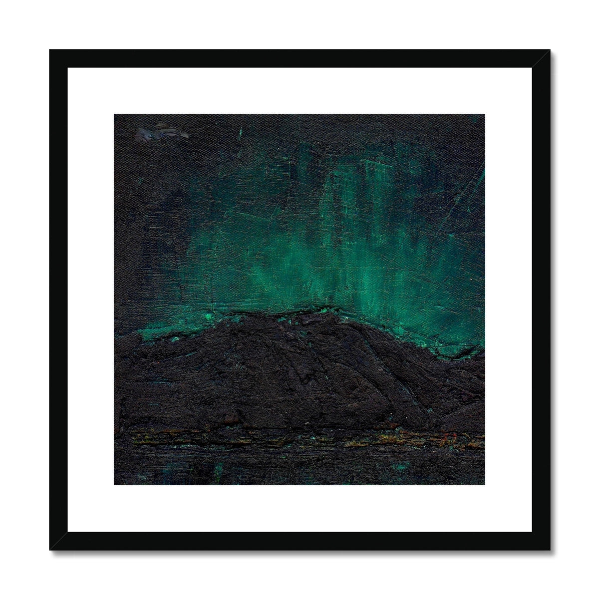 Northern Skye Lights Framed & Mounted Print