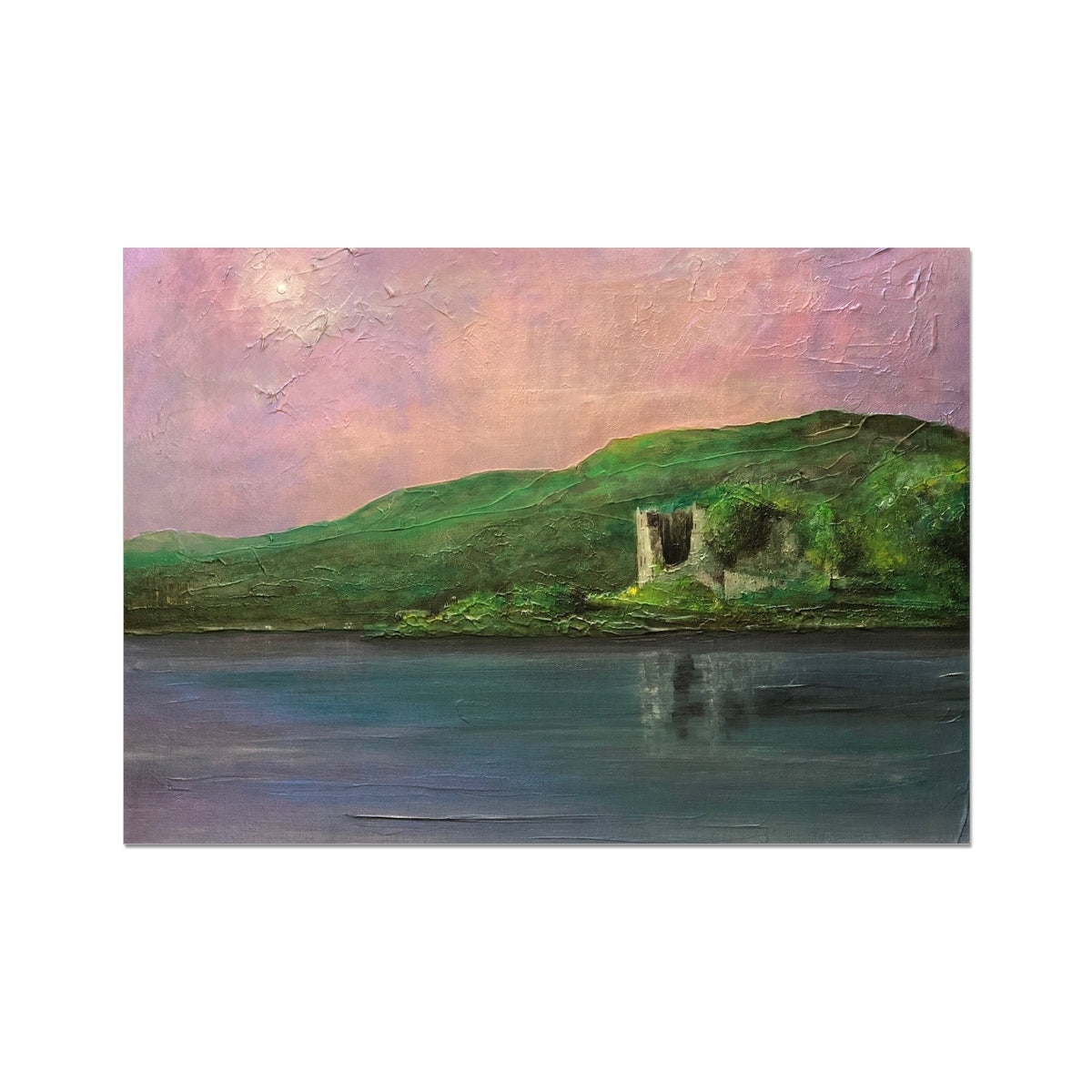 Old Castle Lachlan Painting | Fine Art Prints From Scotland