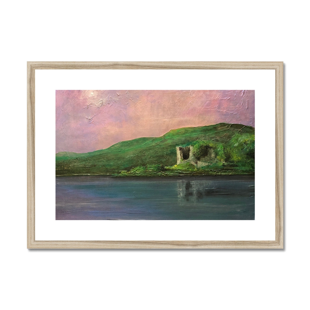 Old Castle Lachlan Painting | Framed & Mounted Prints From Scotland