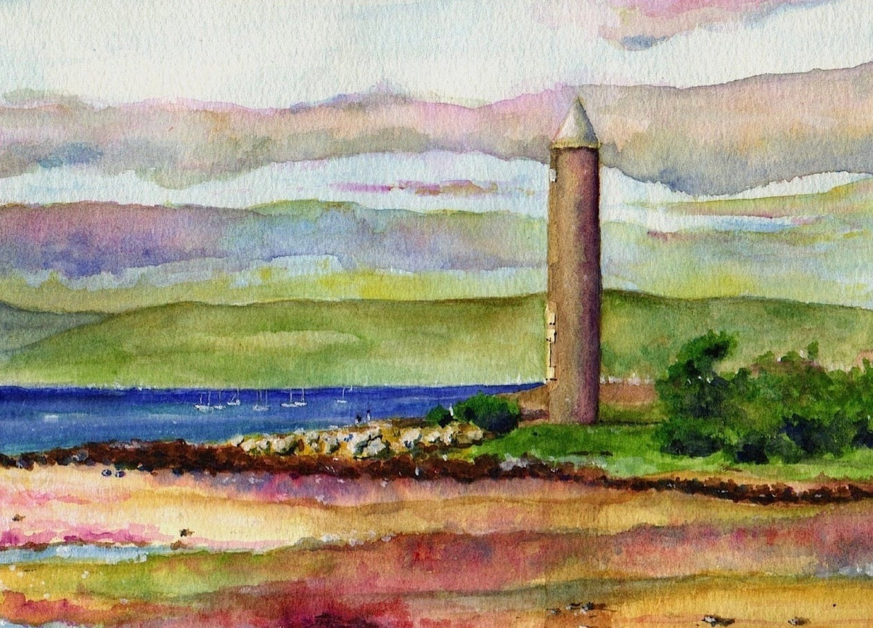 Pencil Point ii Scottish Landscape Painting