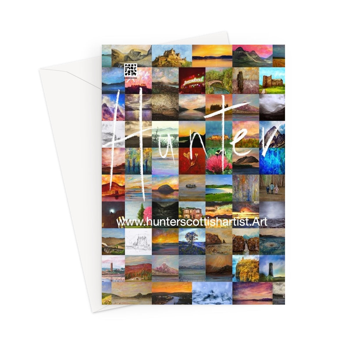 Pencil Point Largs Scottish Art Gifts Greeting Card