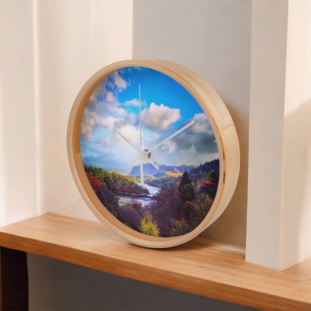 Plockton | Wall Art Clock | Scotland