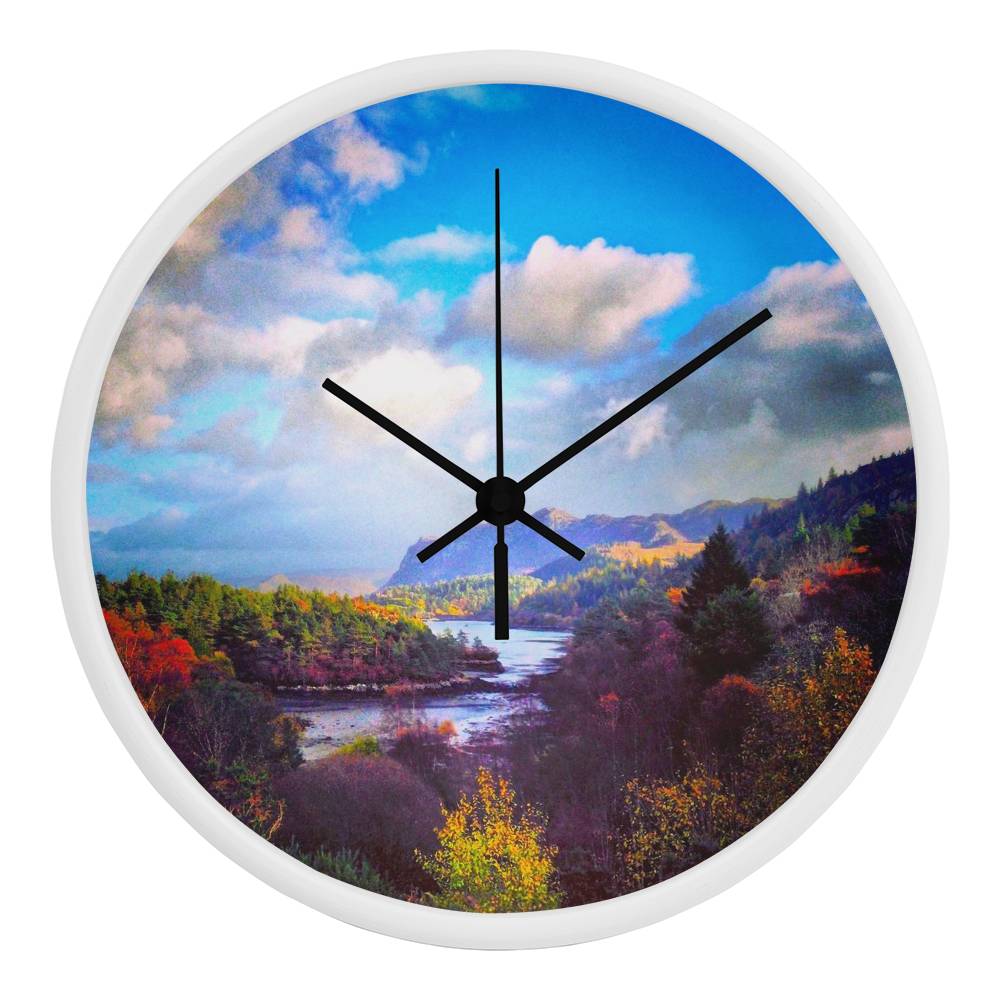 Plockton | Wall Art Clock | Scotland