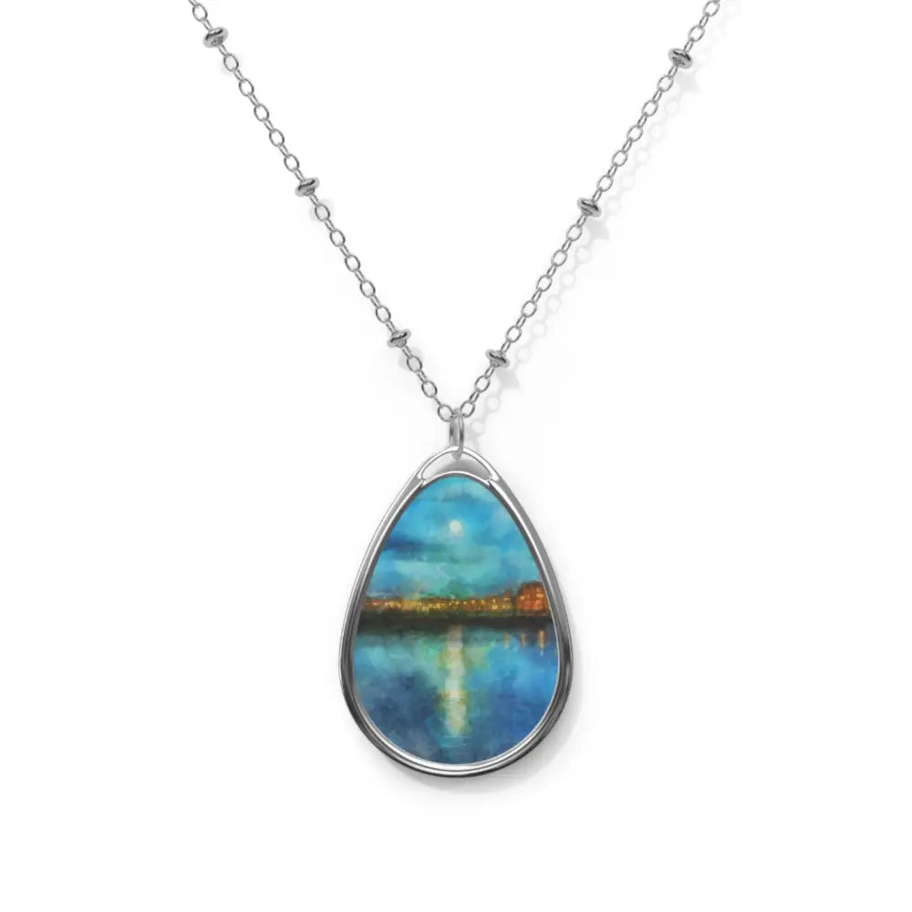 Portobello Moonlight Art Necklace