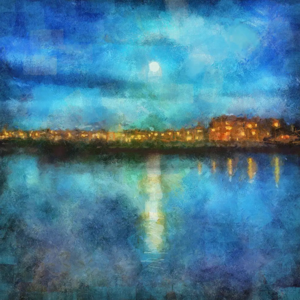 Portobello Moonlight Edinburgh Art Prints
