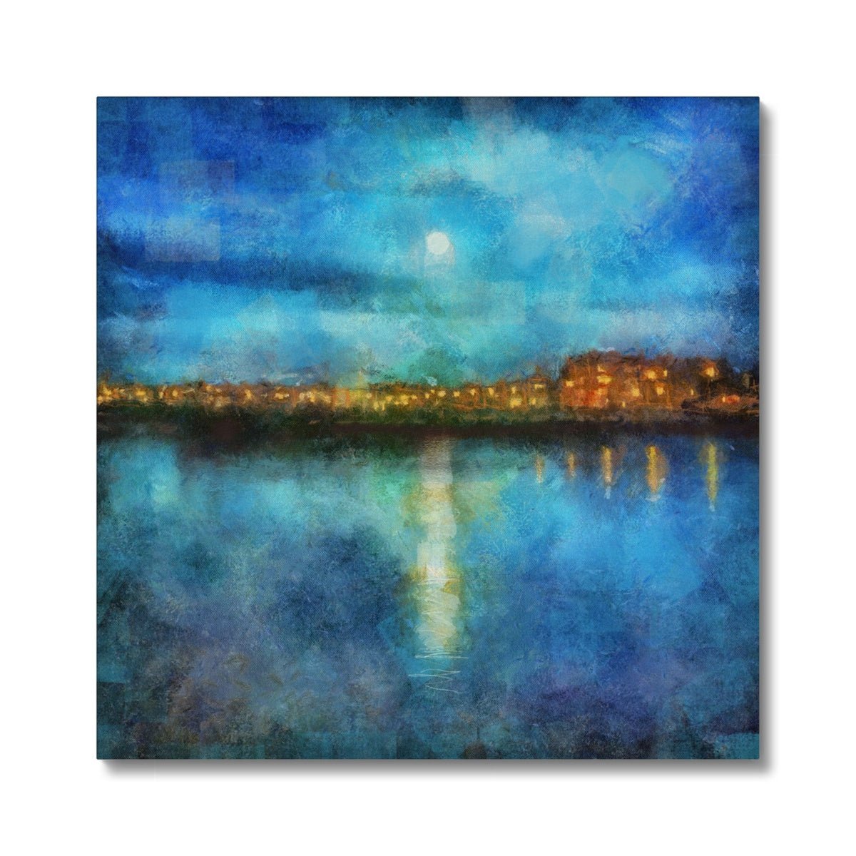 Portobello Moonlight Edinburgh Painting | Canvas From Scotland