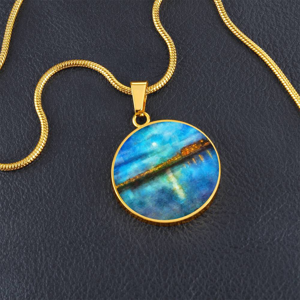 Portobello Moonlight | Scottish Art Jewelry | Luxury Designer Necklace