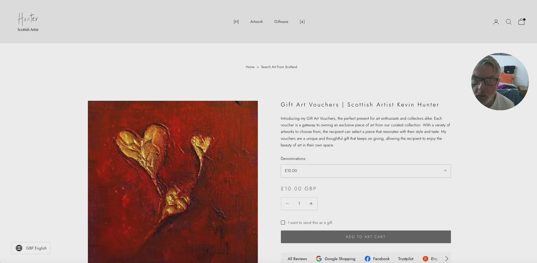 Scottish Art Gifts Kevin Hunter
