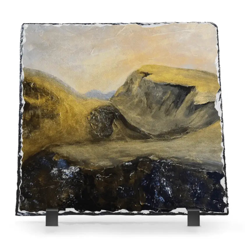 Kevin Hunter Scottish Slate Art Quiraing Skye