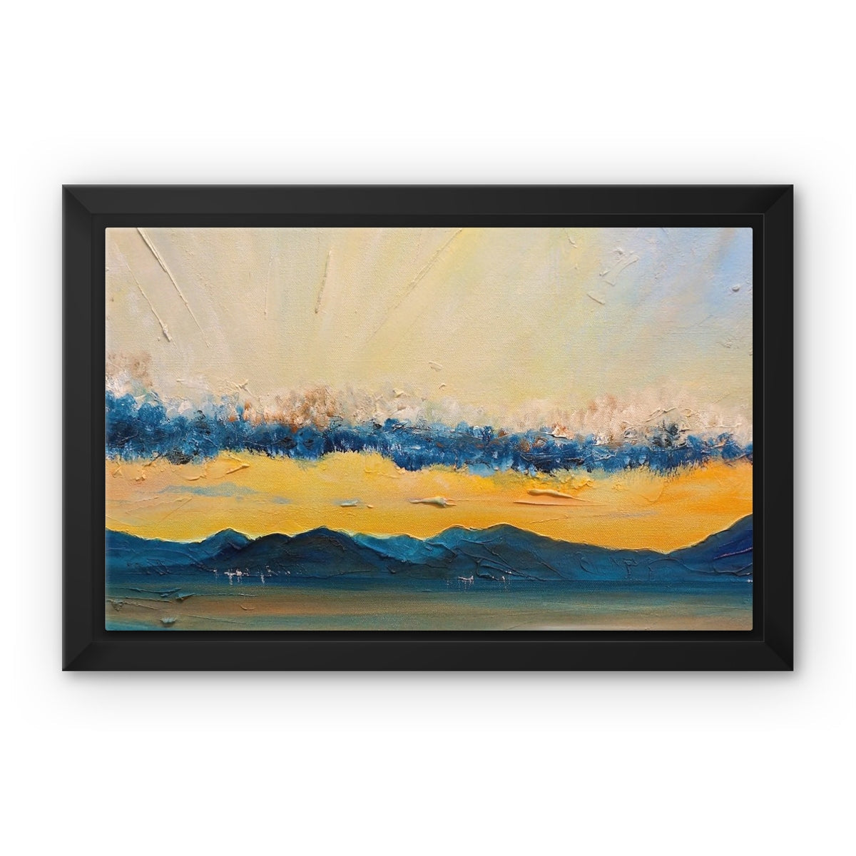 River Clyde From Skelmorlie Painting | Framed Canvas Prints From Scotland