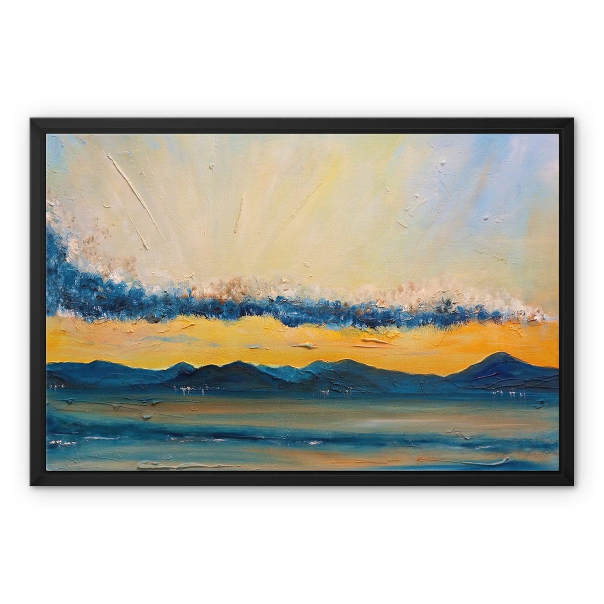 River Clyde From Skelmorlie Painting | Framed Canvas Prints From Scotland