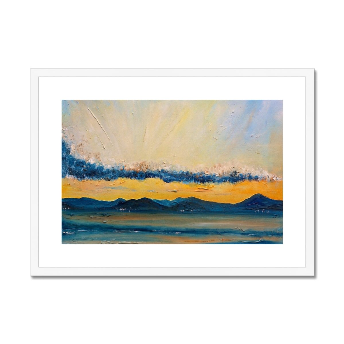 River Clyde From Skelmorlie Painting | Framed & Mounted Prints From Scotland