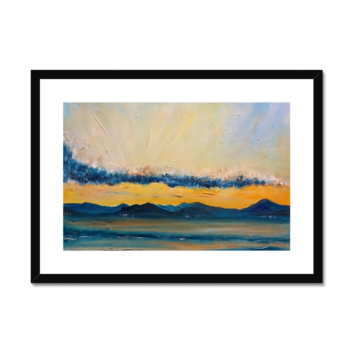 River Clyde From Skelmorlie Painting | Framed & Mounted Prints From Scotland