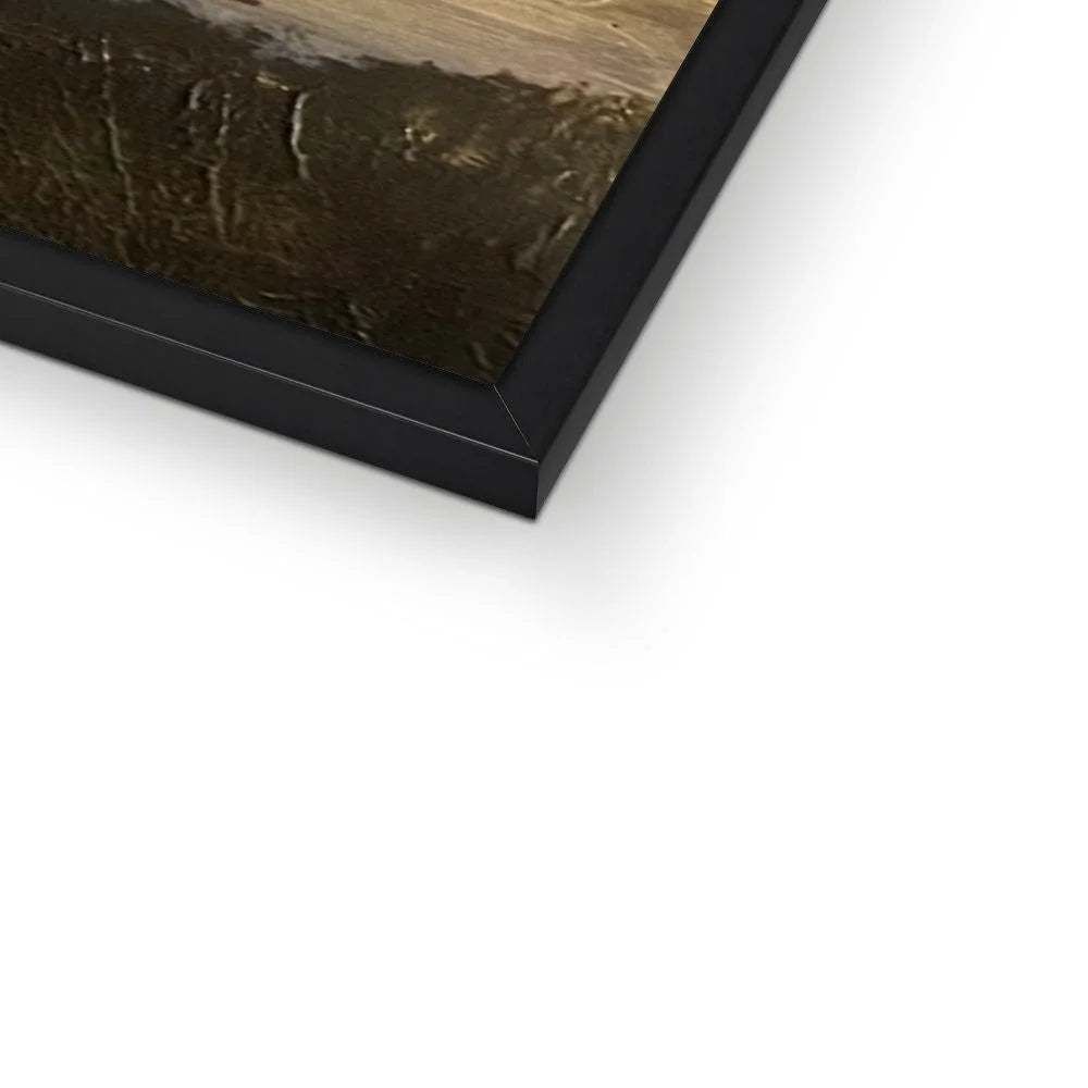 River Clyde Twilight Framed Print - Art Gallery Scotland Worldwide Shipping Scottish Artist Fine Prints and Paintings Collection by Hunter