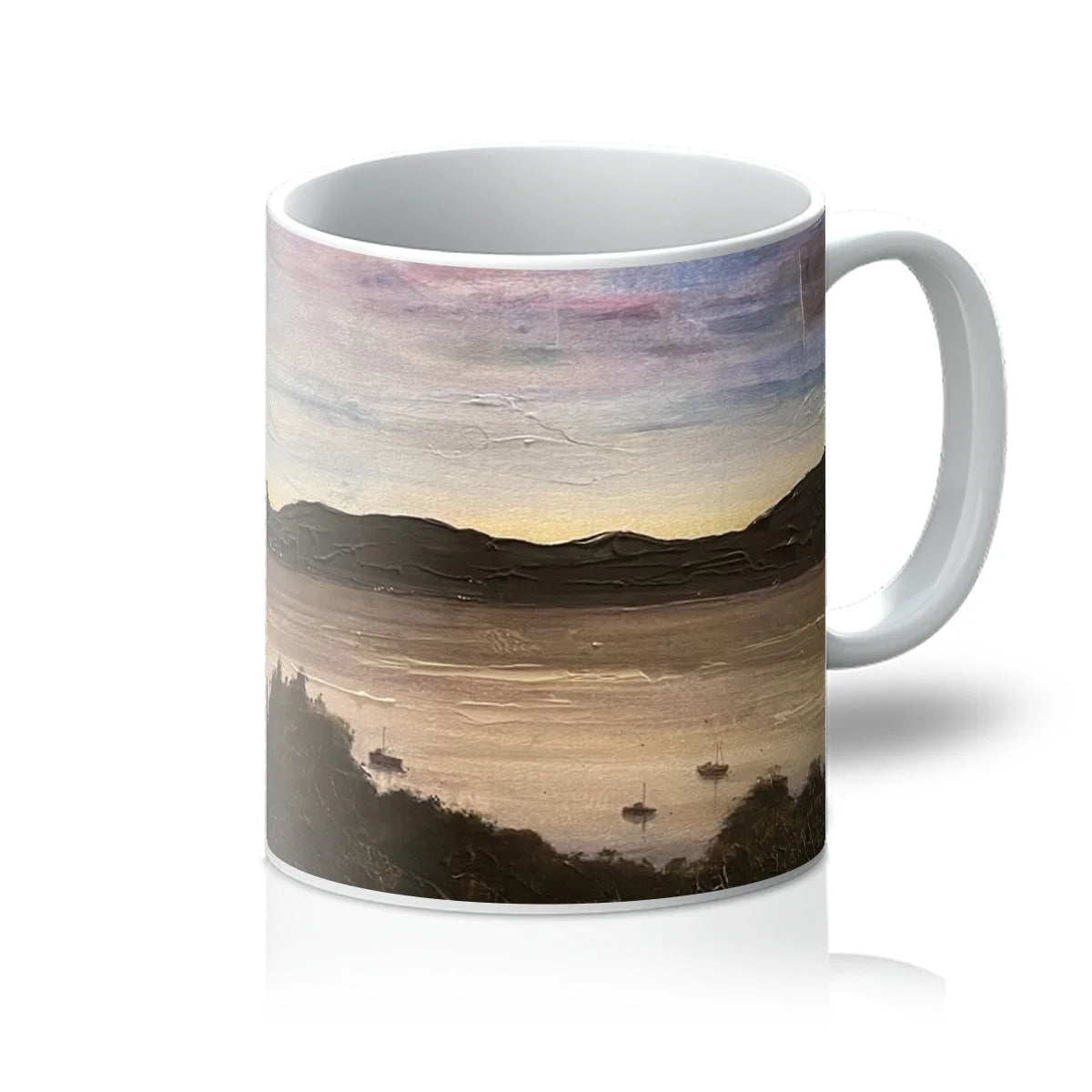 River Clyde Twilight Mug - Art Gallery Scotland Worldwide Shipping Scottish Prints