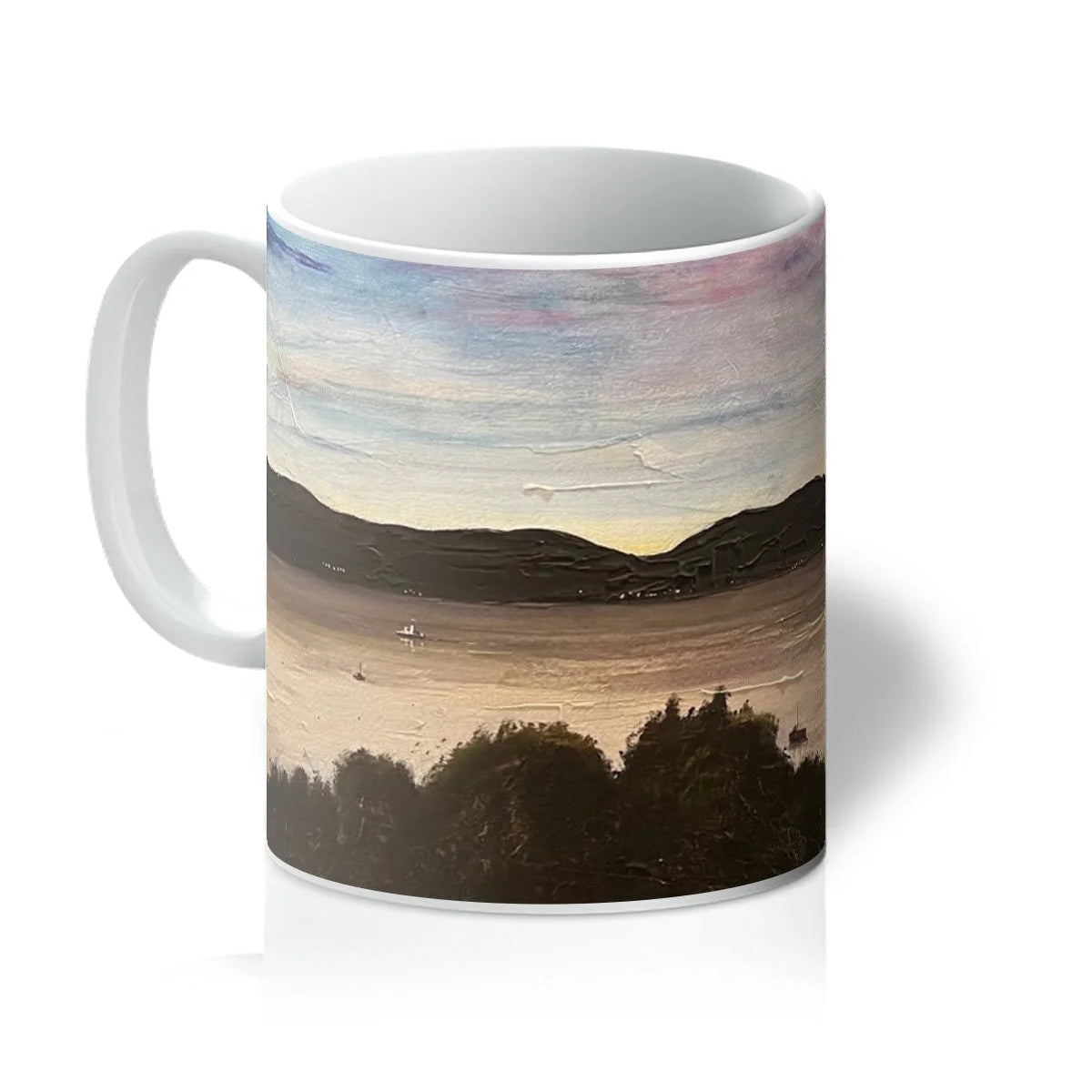 River Clyde Twilight Mug - Art Gallery Scotland Worldwide Shipping Scottish Prints