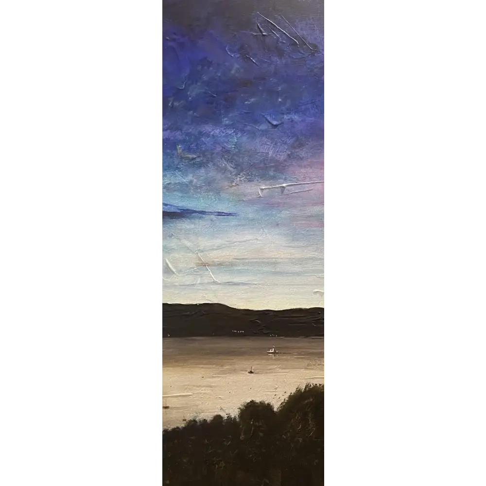 Clyde Twilight Triptych Canvas Fine Art Print