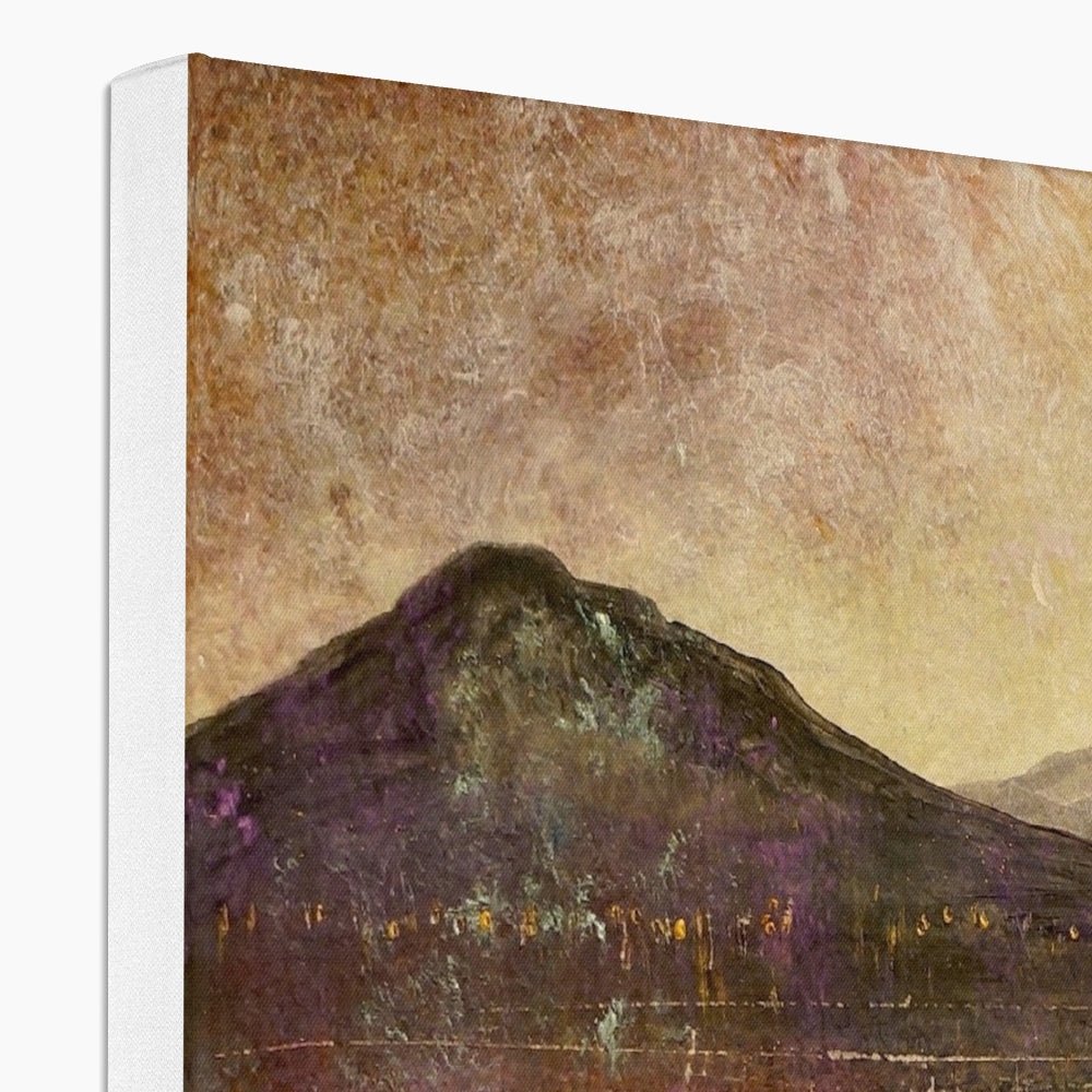 River Clyde Winter Dusk Painting | Canvas Prints From Scotland