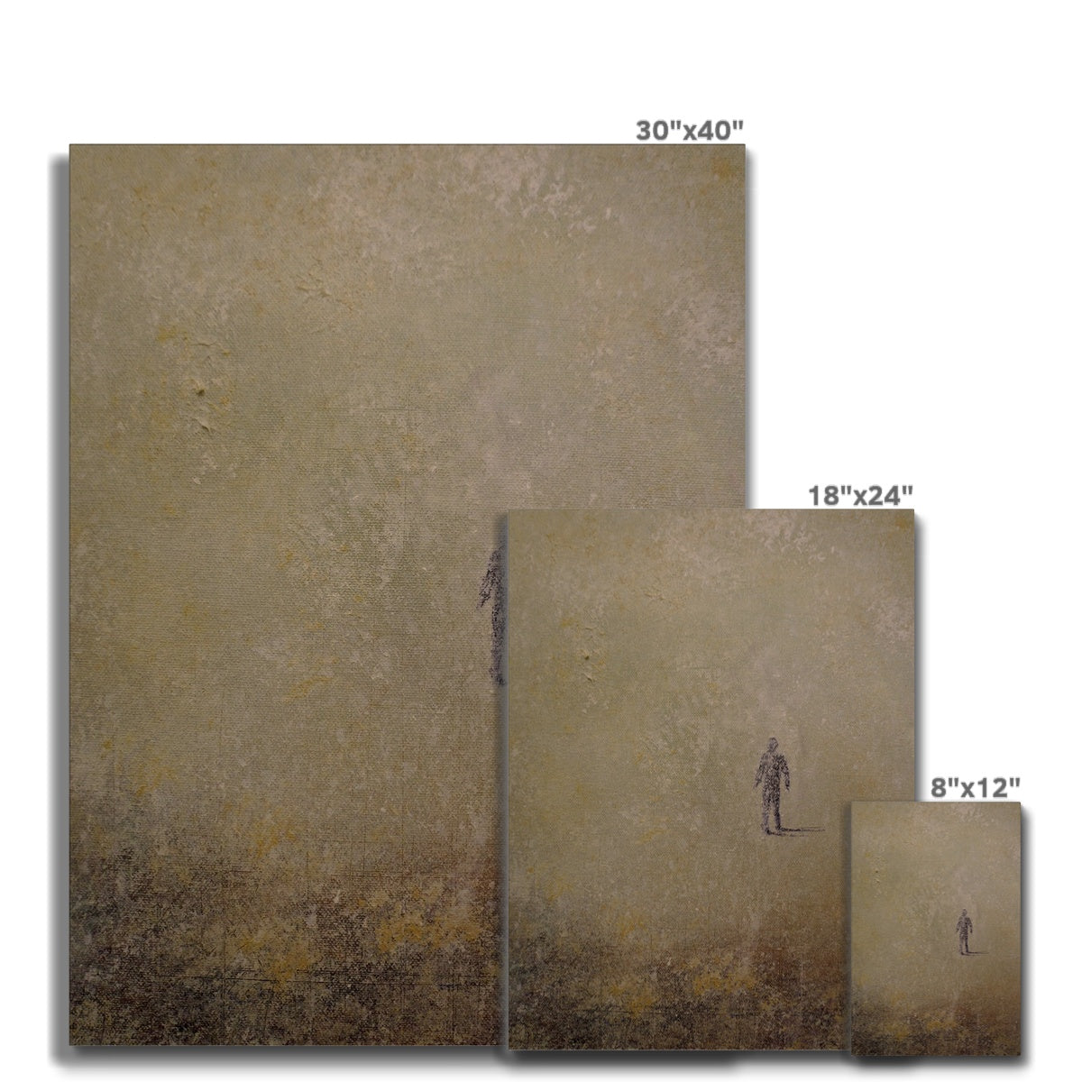 Scottish Paintings - ' Into The Munro Mist ' Canvas