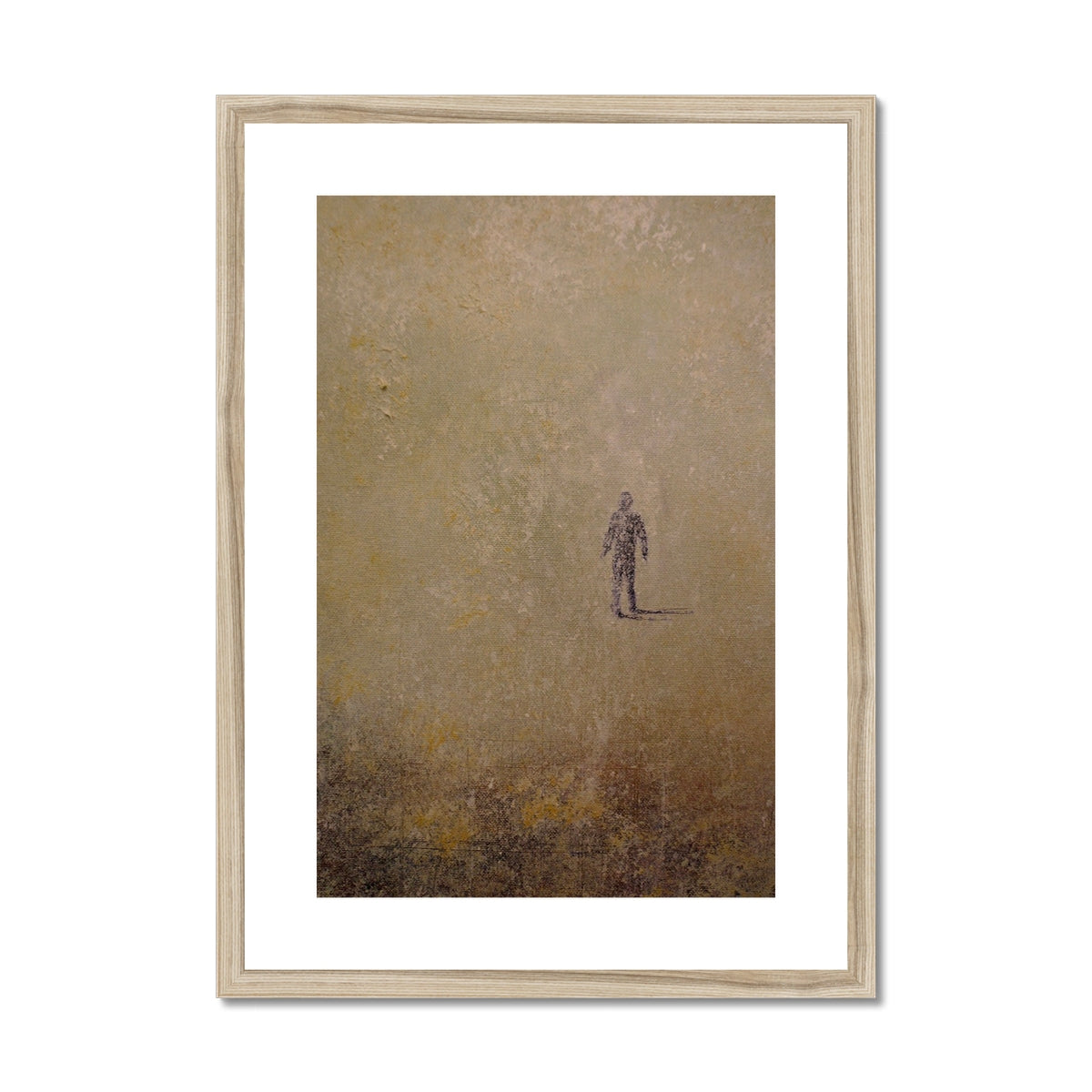 Scottish Paintings - ' Into The Munro Mist ' Framed & Mounted Print