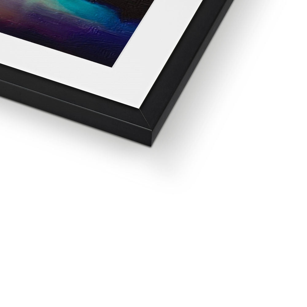 Scottish Paintings - ' Loch Faskally Dusk ' Framed & Mounted Print