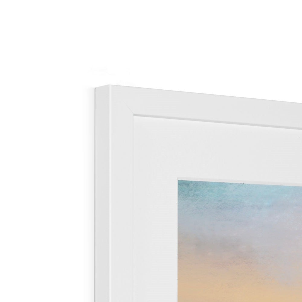 Scottish Paintings - ' Stac Pollaidh Dusk ' Framed & Mounted Print