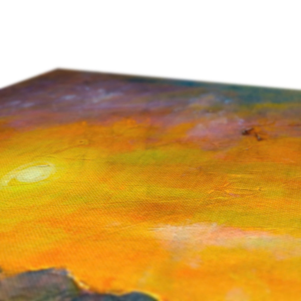 Scottish Paintings - ' Sunset Over Gourock ' Canvas