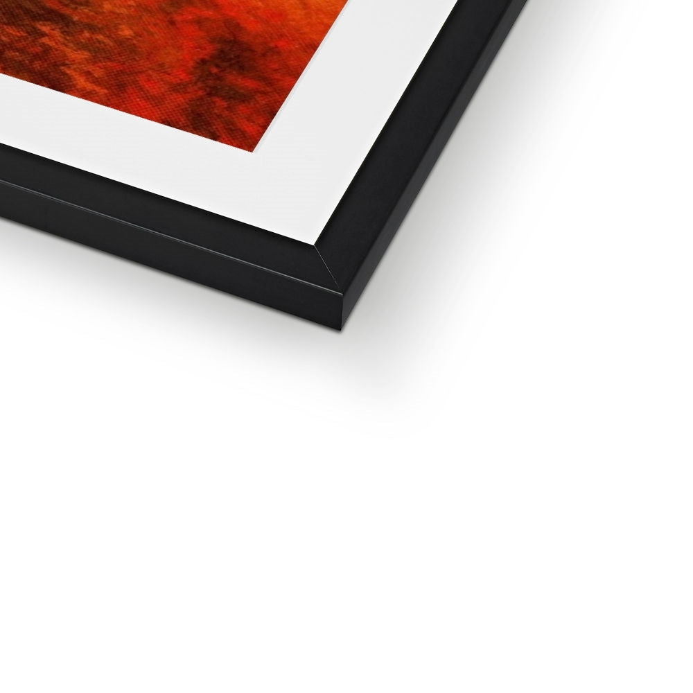 Scottish Paintings - ' The Moonlit Stag ' Framed & Mounted Print