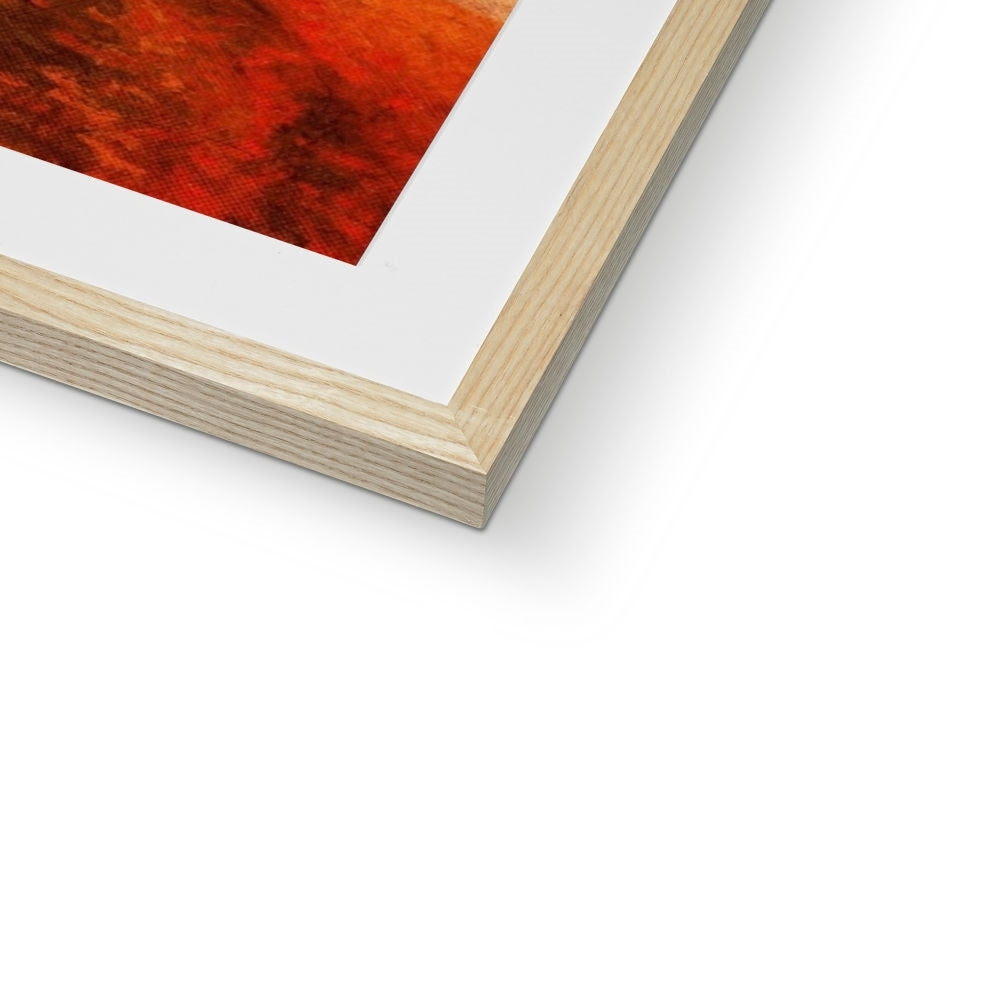 Scottish Paintings - ' The Moonlit Stag ' Framed & Mounted Print