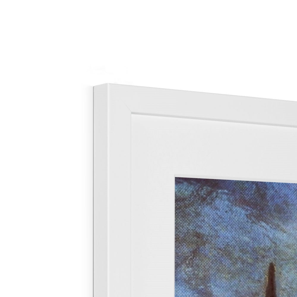 Scottish Paintings - ' The Moonlit Stag ' Framed & Mounted Print