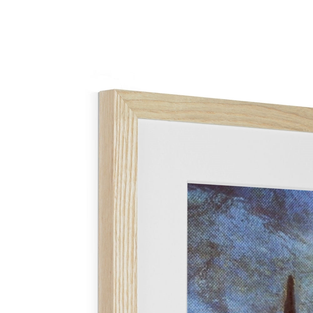 Scottish Paintings - ' The Moonlit Stag ' Framed & Mounted Print
