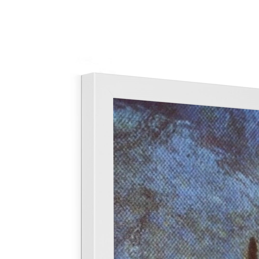 Scottish Paintings - ' The Moonlit Stag ' Framed Print