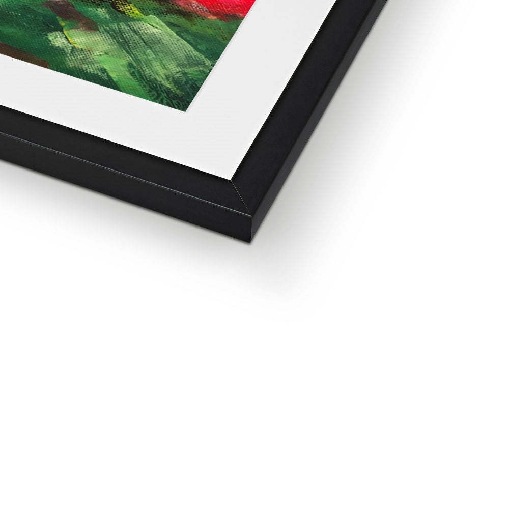 Scottish Paintings - ' The Thistle & The Bee ' Framed & Mounted Print