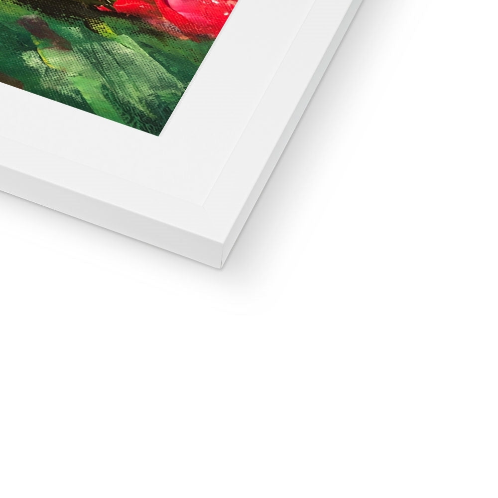 Scottish Paintings - ' The Thistle & The Bee ' Framed & Mounted Print