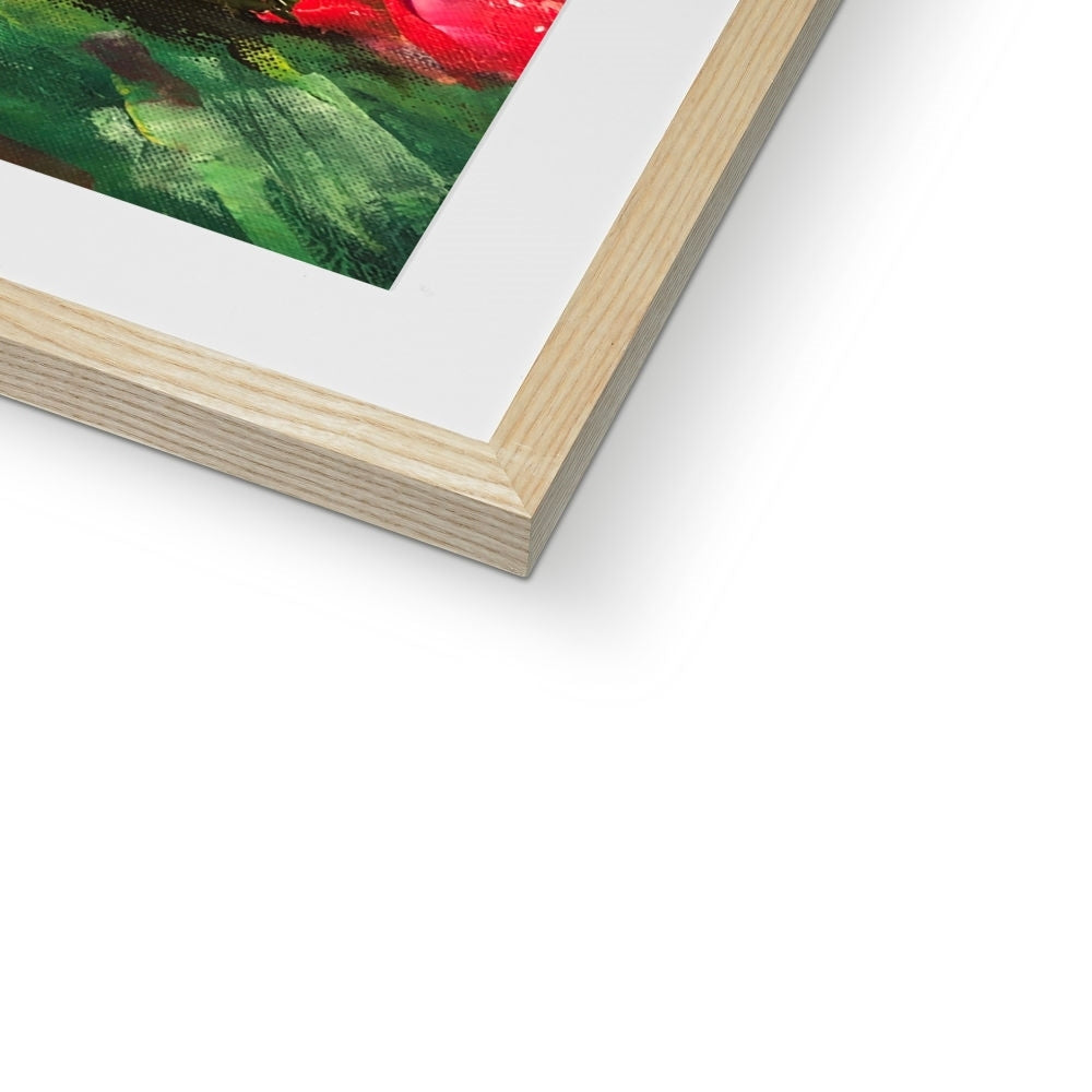 Scottish Paintings - ' The Thistle & The Bee ' Framed & Mounted Print