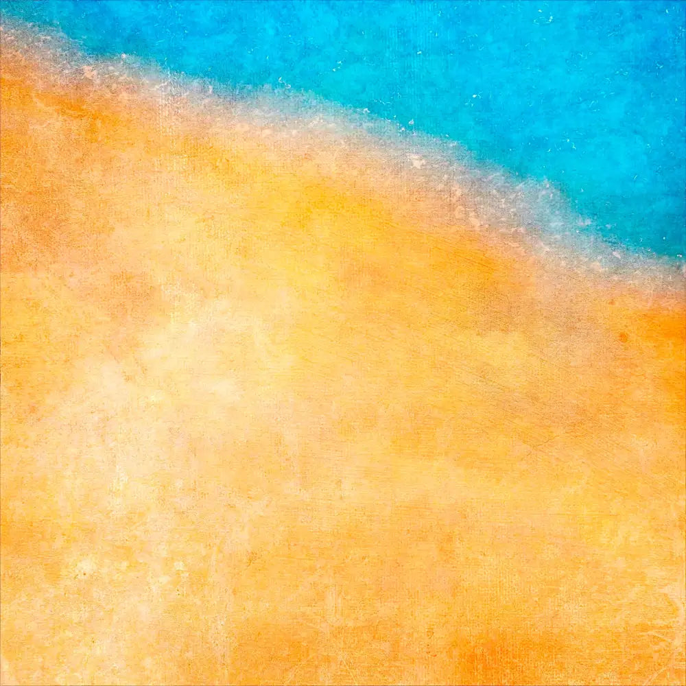 Abstract beach scene shoreline art prints by Scottish artist for the Shoreline Abstract